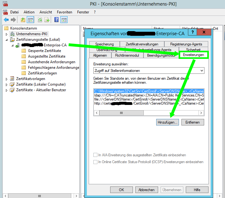 Setup OCSP PKI CA