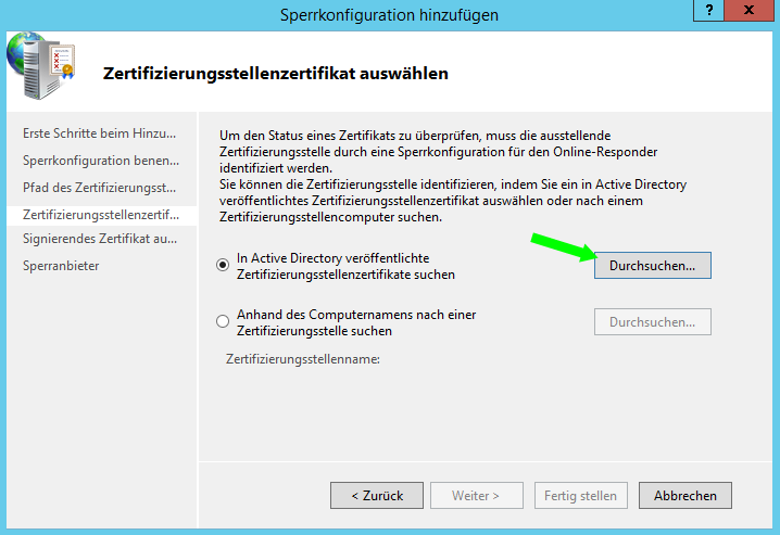 Setup OCSP Service
