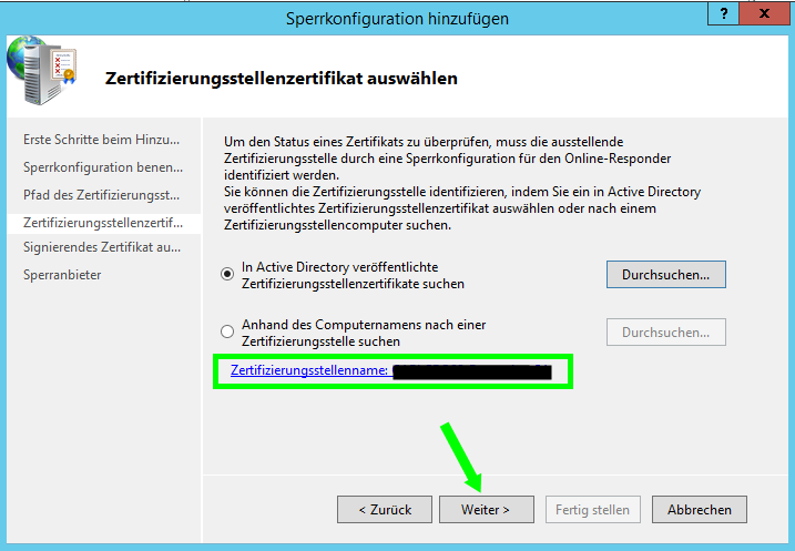 Setup OCSP Service